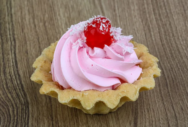 Cream cup cake — Stock Photo, Image