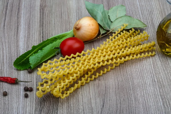 Long raw fusilli — Stock Photo, Image