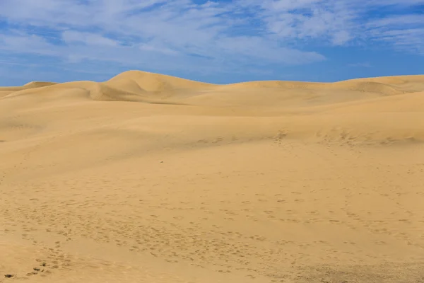 Maspalomas Duna - Wüste auf der Kanarischen Insel Gran Canaria — Stockfoto