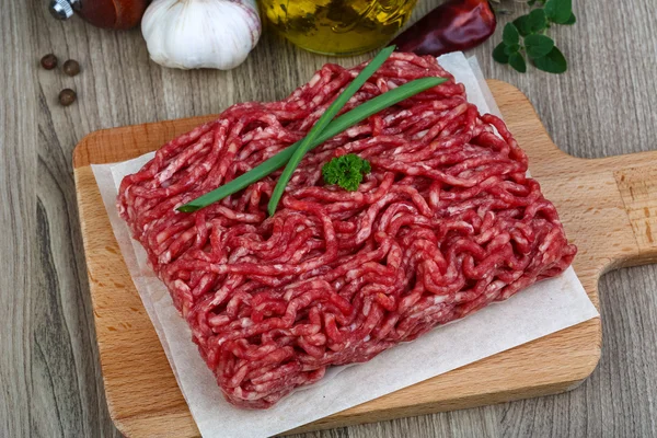 Viande de bœuf hachée — Photo