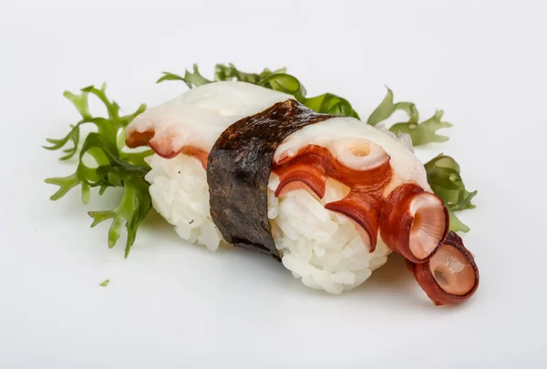 Octopus sushi with nori — Stock Photo, Image