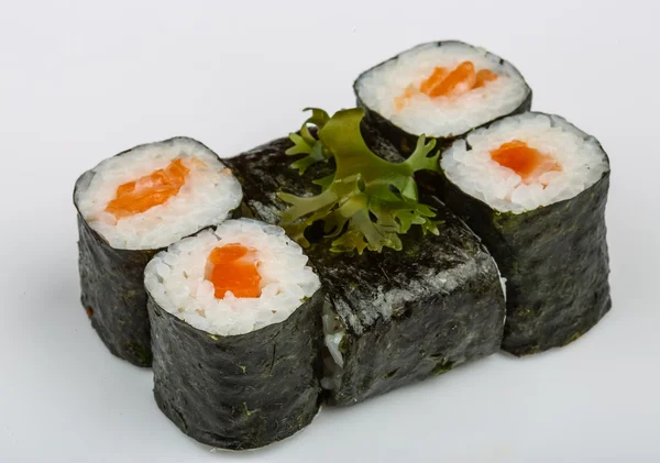 Sushi dengan salmon — Stok Foto