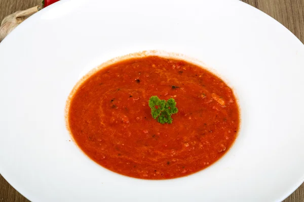 Sopa tradicional española - Gazpacho — Foto de Stock