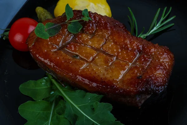 Roasted duck breast — Stock Photo, Image