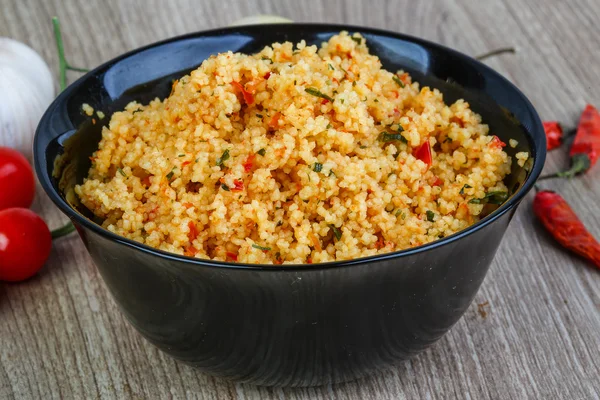 Couscous in ciotola — Foto Stock