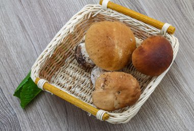 Yabani mantar çörek yığın