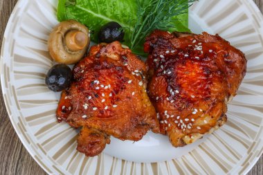 Teriyaki tavuk thights