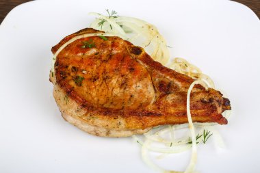 ızgara domuz biftek