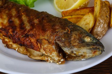 Patates ile Izgara Alabalık