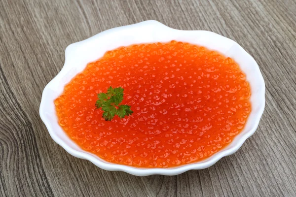 Caviar rojo de lujo — Foto de Stock