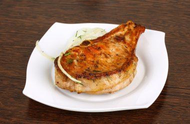 ızgara domuz biftek