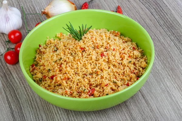 Cocina tradicional árabe Couscous — Foto de Stock