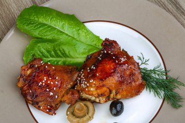 Teriyaki tavuk thights