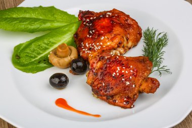 Teriyaki tavuk thights