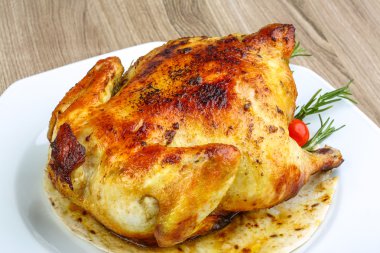 sıcak ızgara tavuk