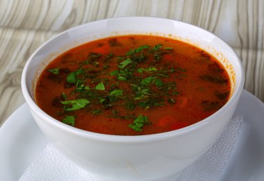 Rus geleneksel lahana çorbası - Pancar çorbası