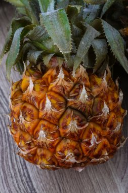 Taze olgunlaşmış küçük ananas