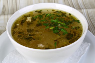 Sebze çorbası sebzeli çorba