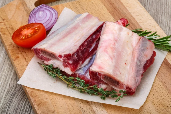 Raw beef ribs — Stock Photo, Image