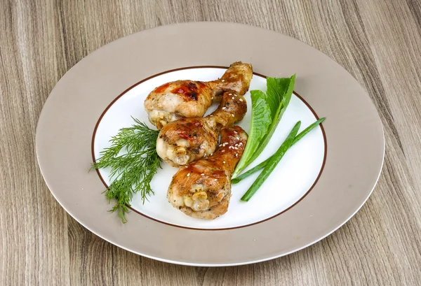 Grilled chicken legs — Stock Photo, Image