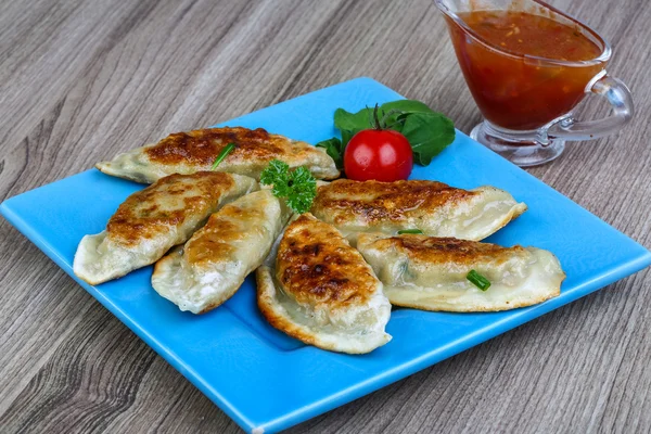 Japán hagyományos konyha Gyoza — Stock Fotó