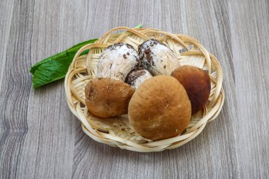 Yabani mantar çörek yığın