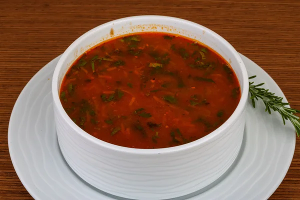 Традиционный бобовый суп — стоковое фото