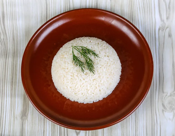 Гарячим Steamed рисом — стокове фото