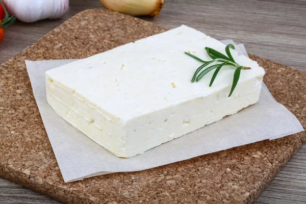 Caucasian Cheese Brinza — Stock Photo, Image