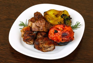 Izgara domuz eti - shaslik