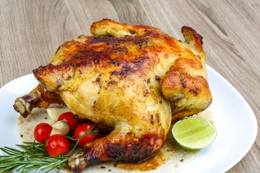 sıcak ızgara tavuk