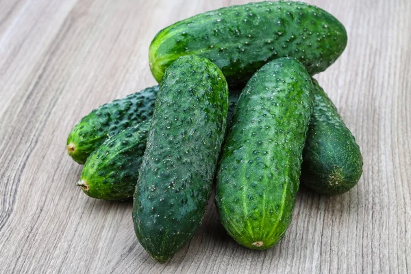 Fresh green Cucumber heap — Stock Photo, Image