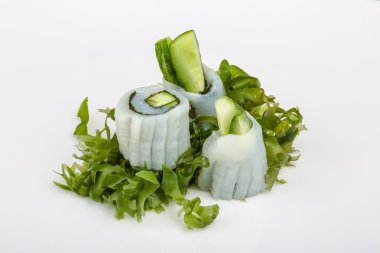 Soğuk kalamar sashimi