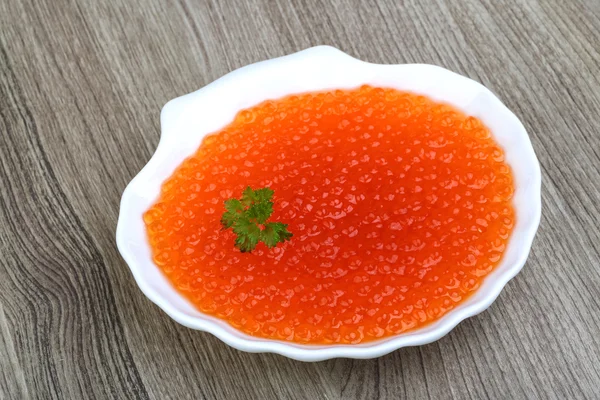 Luxo caviar vermelho — Fotografia de Stock