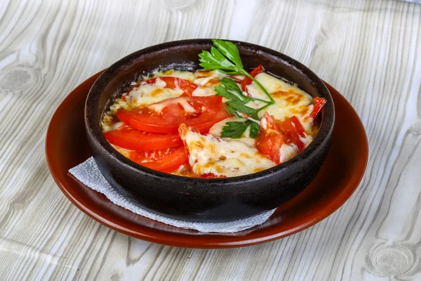 Patata al horno con queso —  Fotos de Stock