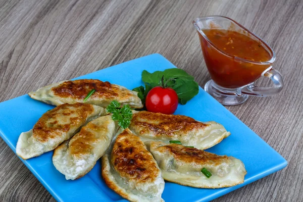 Japan traditionele keuken Gyoza — Stockfoto