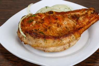 ızgara domuz biftek