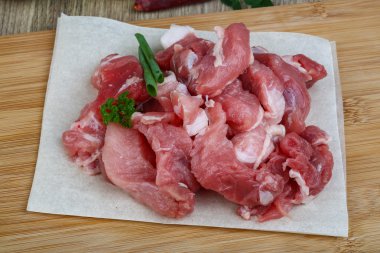 Doğranmış domuz eti