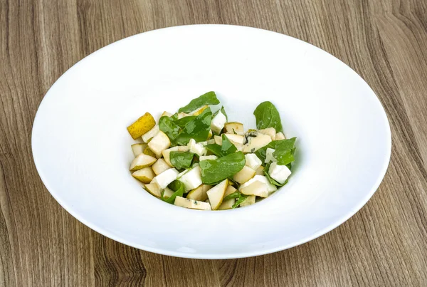 Pear and cheese salad — Stock Photo, Image