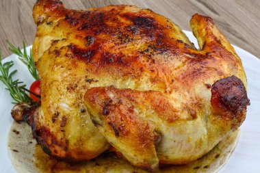 sıcak ızgara tavuk