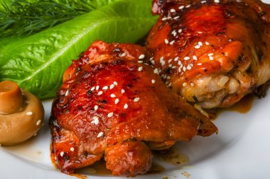 Teriyaki tavuk thights