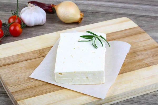 Caucasian Cheese Brinza — Stock Photo, Image