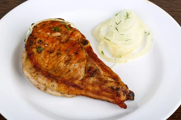 ızgara domuz biftek