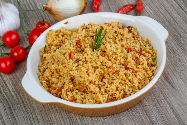 Arabic traditional cuisine Couscous — Stock Photo, Image