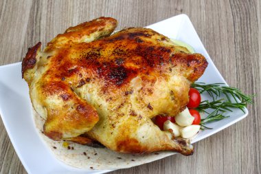 sıcak ızgara tavuk