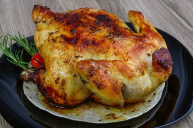 sıcak ızgara tavuk