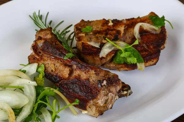 Grilled pork ribs — Stock Photo, Image