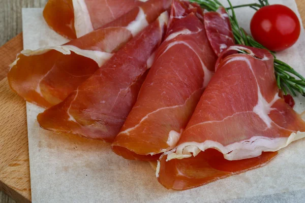 Collation traditionnelle espagnole - Jamon — Photo