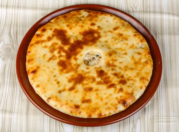 Hot Ossetian pie — Stock Photo, Image