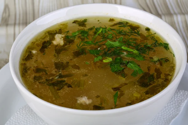 Овощной суп Минестроне — стоковое фото